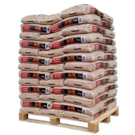 Paleta de 65 pellets Bergas leña