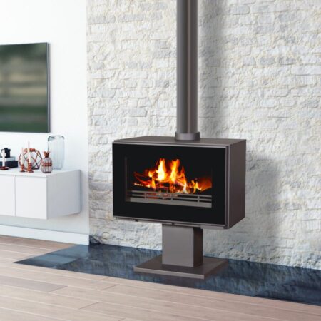 Estufa de leña - BELLEZA UNICA - 8kW