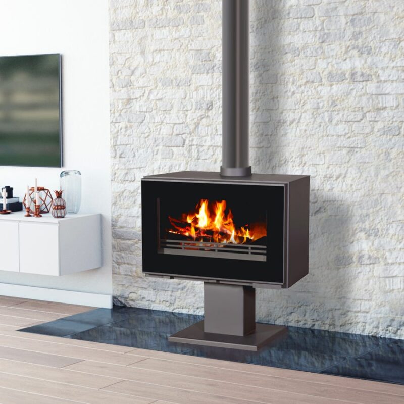 Estufa de leña - BELLEZA UNICA - 8kW