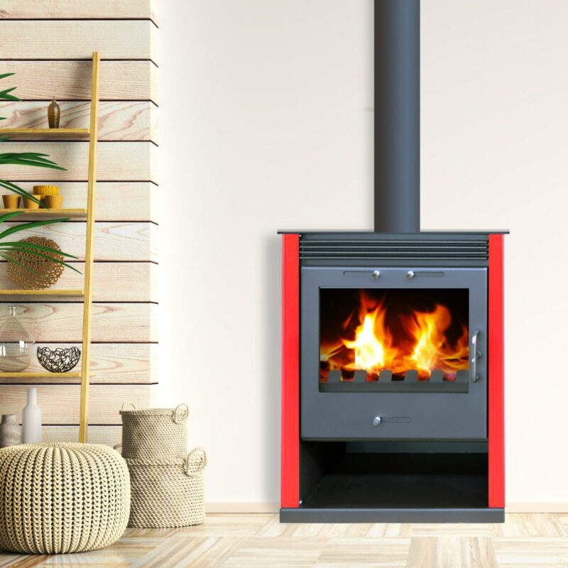 Estufa de leña - BELLEZA RUBIN - 13kW