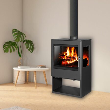 Estufa de leña - BELLEZA MODENA VISION Triple vidrio - 10 kW
