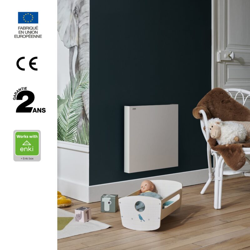 Radiador eléctrico conectado a inercia seca ARLAN 1500W ACOVA - Imagen 7