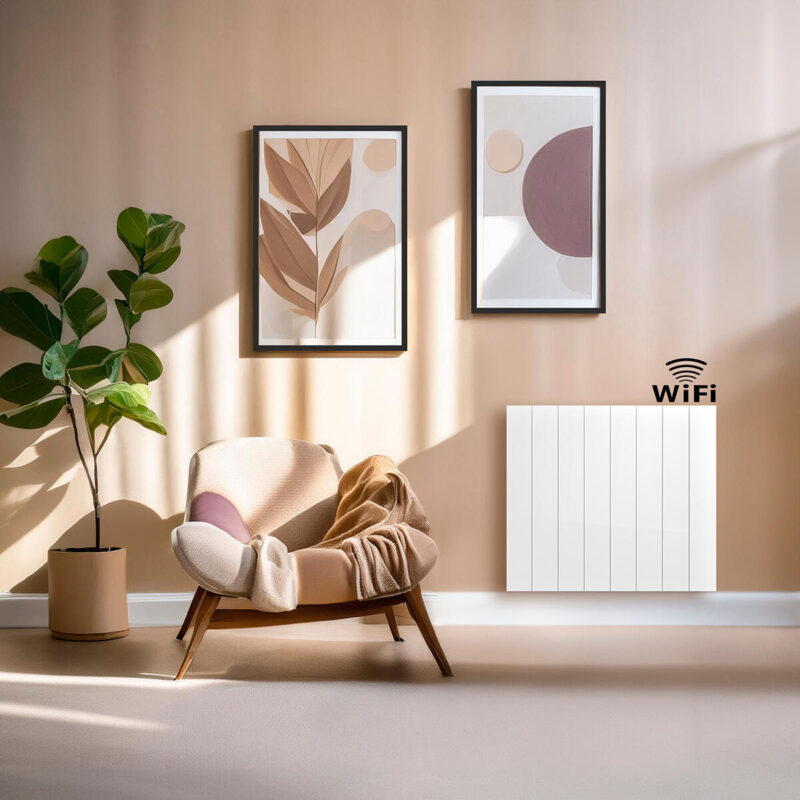 Radiador eléctrico conectado a inercia seca 1500 W HJM AVA H WIFI - Imagen 2