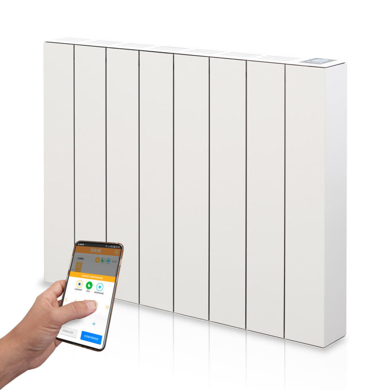 Radiador eléctrico conectado a inercia seca 1500 W HJM AVA H WIFI - Imagen 4